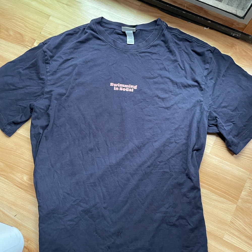 H&M Dark Blue Graphic Tee